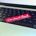 2606 Series - Order Filled - White on Red