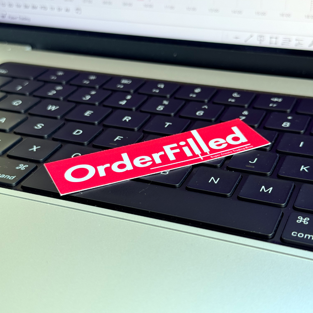 2606 Series - Order Filled - White on Red