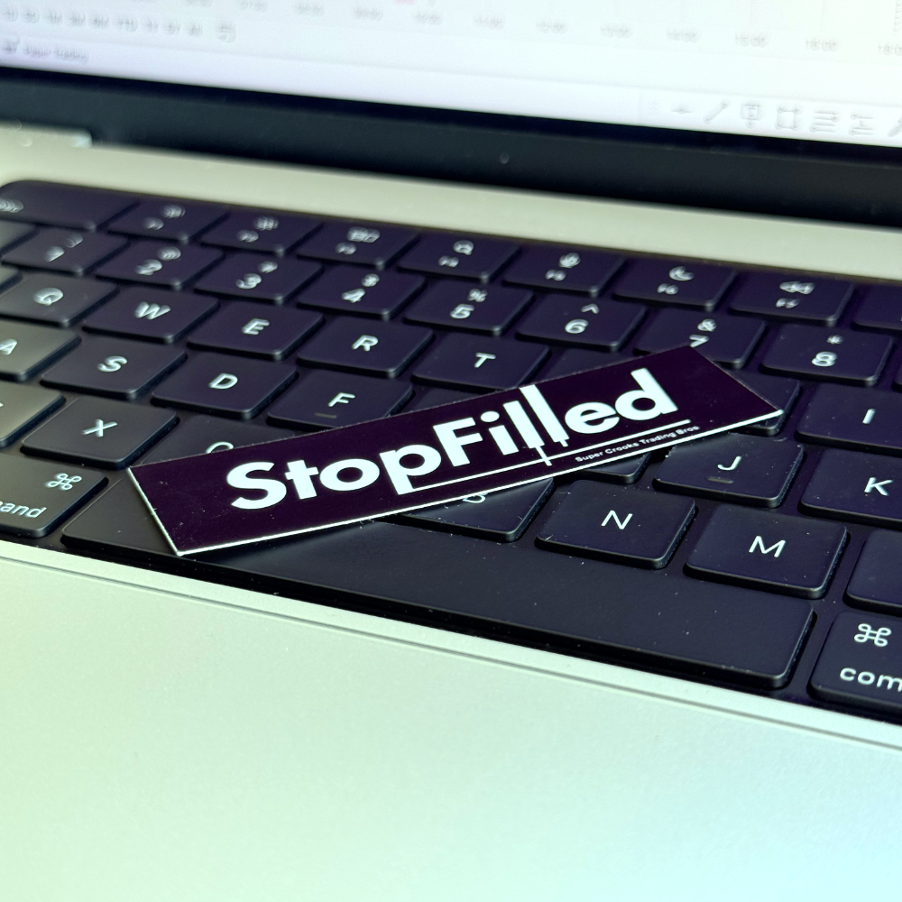 2606 Series - Stop Filled - White on Black