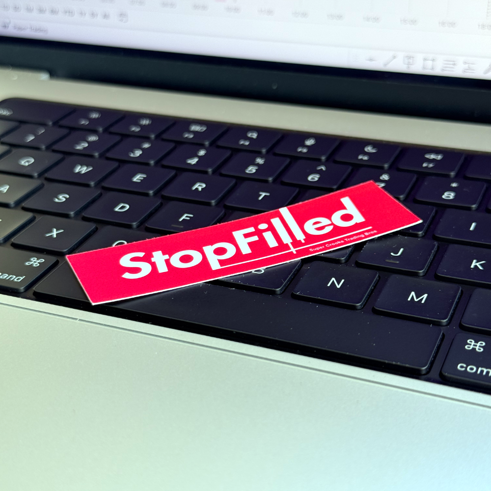 2606 Series - Stop Filled - White on Red
