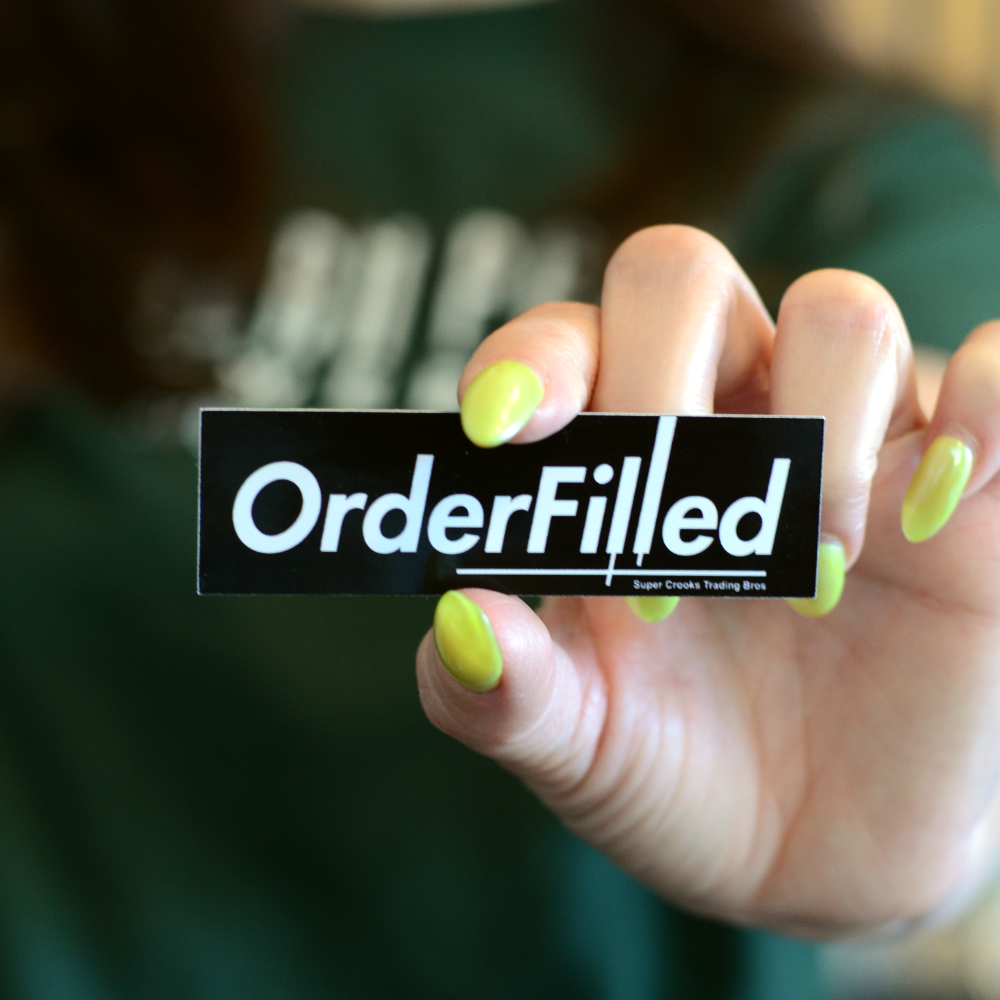 2606 Series - Order Filled - White on Black