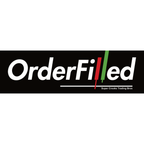 2606 Series - Order Filled - Red/Green Candles - White on Black
