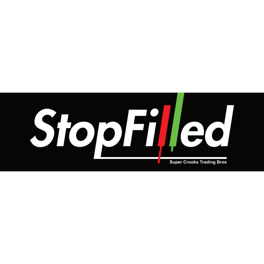 2606 Series - Stop Filled - Red/Green Candles - White on Black