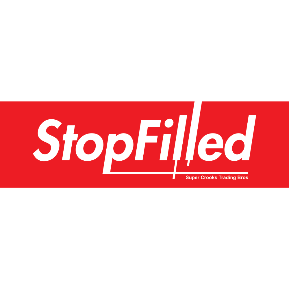 2606 Series - Stop Filled - White on Red